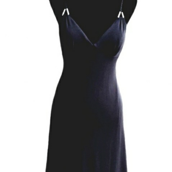 Janine of London | Women’s Rhinestone Low Back Cocktail Dress Size: Medium - Picture 11 of 14